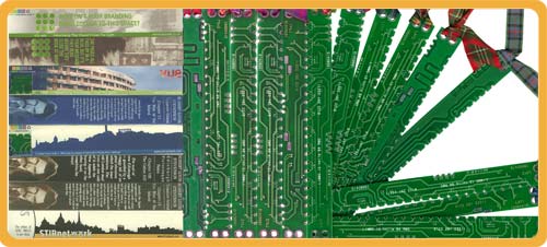 STIRgrafik packaging design for PCB bookmarks on behalf of WASTE Innovations