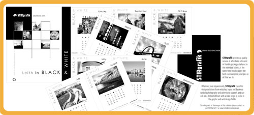 STIRgrafik calendar designs.